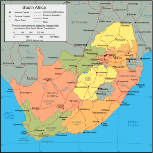 South Africa map Image